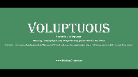 synonyms of voluptuous